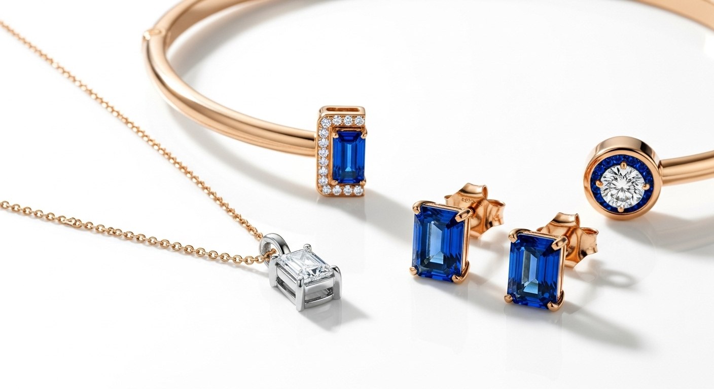 Jewelry retouching example